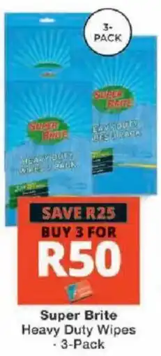 Checkers Super Brite Heavy Duty Wipes offer