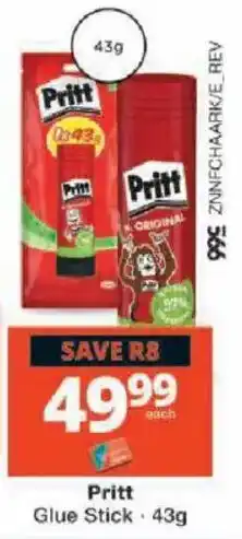Checkers Pritt Glue Stick offer