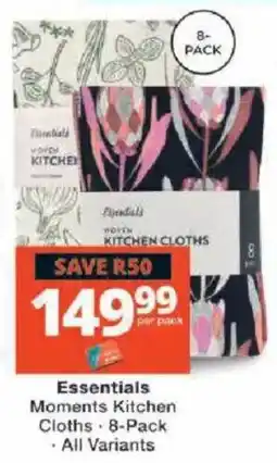 Checkers Essentials Moments Kitchen Cloths offer
