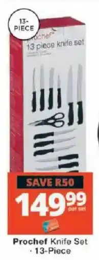 Checkers Prochef Knife Set offer