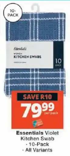 Checkers Essentials Violet Kitchen Swab offer