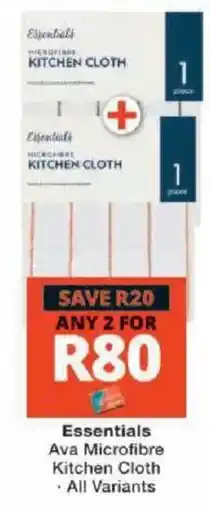 Checkers Essentials Ava Microfibre Kitchen Cloth offer