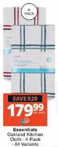 Checkers Essentials Oakland Kitchen Cloth offer