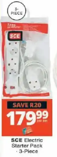 Checkers SCE Electric Starter Pack offer