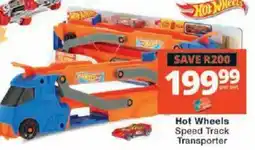 Checkers Hot Wheels Speed Track Transporter offer