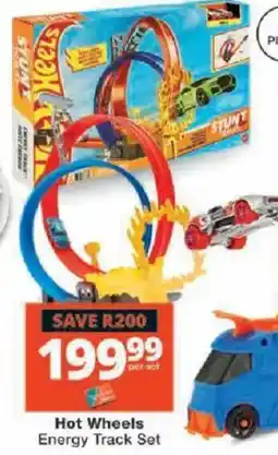 Checkers Hot Wheels Energy Track Set offer