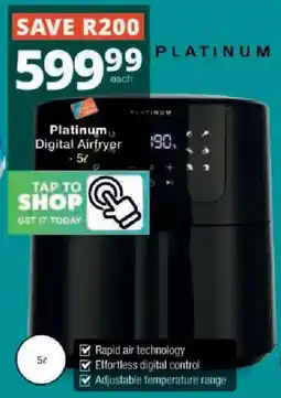 Checkers Platinum Digital Airfryer offer