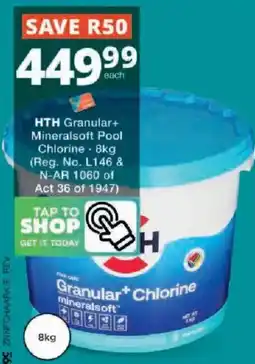 Checkers HTH Granular+ Chlorine mineralsoft offer