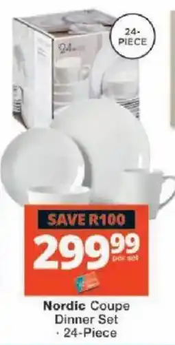 Checkers Nordic Coupe Dinner Set offer