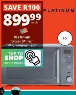 Checkers Platinum Silver Mirror Microwave offer