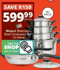 Checkers Majoré Stainless Steel Cookware Set offer