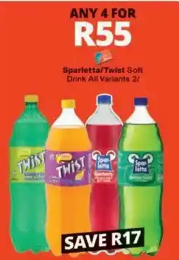 Checkers Hyper Sparletta/Twist Soft Drink All Variants offer