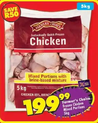 Shoprite Farmer's Choice Frozen Chicken Mixed Portions offer