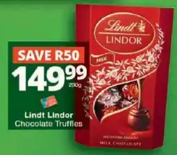 Checkers Hyper Lindt Lindor Chocolate Truffles offer