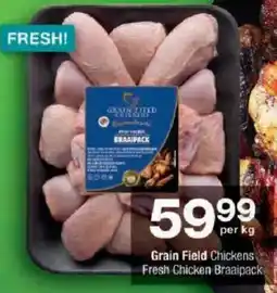Checkers Hyper Grain Field Chickens Fresh Chicken Braaipack offer