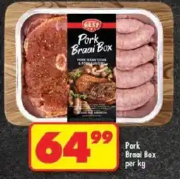 Shoprite BEST Pork Braai Box offer