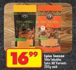 Shoprite Tshis'inkukhu Spice offer