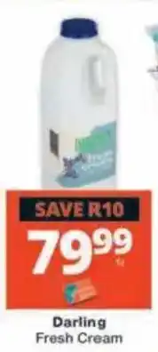 Checkers Hyper Darling Fresh Cream offer