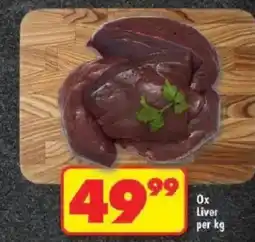 Shoprite Ox Liver offer