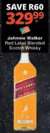 Checkers Hyper Johnnie Walker Red Label Blended Scotch Whisky offer