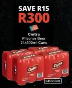 Checkers Hyper Cintra Pilsener Beer offer