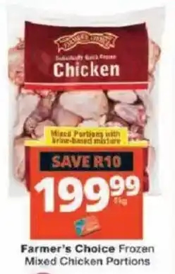 Checkers Hyper Farmer's Choice Frozen Mixed Chicken Portions offer
