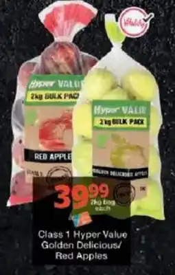 Checkers Hyper Class 1 Hyper Value Golden Delicious/Red Apples offer