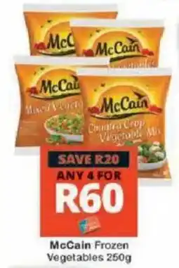 Checkers Hyper McCain Frozen Vegetables offer