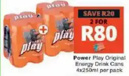 Checkers Hyper Power Play Original Energy Drink Cans offer