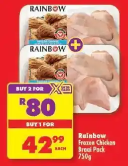 Shoprite Rainbow Frozen Chicken Braai Pack offer