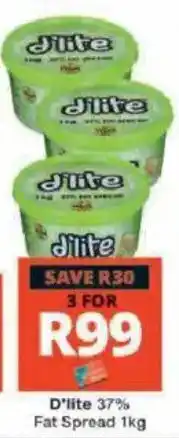 Checkers Hyper D'lite 37% Fat Spread offer