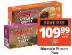 Checkers Hyper Mama's Frozen Pies offer