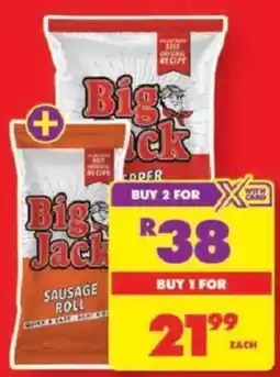 Shoprite Big Jack Sausage Roll offer