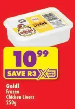 Shoprite Goldi Frozen Chicken Livers offer