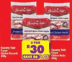 Shoprite County Fair Frozen Chicken Gizzards offer