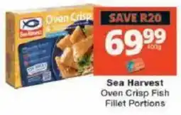 Checkers Hyper Sea Harvest Oven Crisp Fish Fillet Portions offer