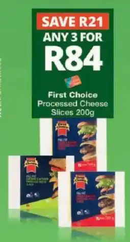 Checkers Hyper First Choice Processed Cheese Slices offer