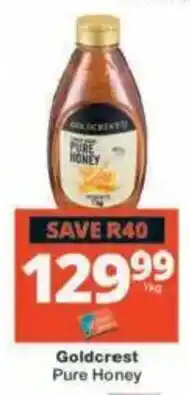 Checkers Hyper Goldcrest Pure Honey offer