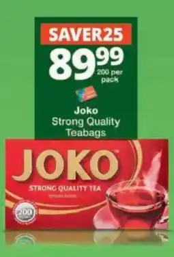 Checkers Hyper Joko Strong Quality Teabags offer