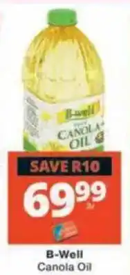 Checkers Hyper B-Well Canola Oil offer