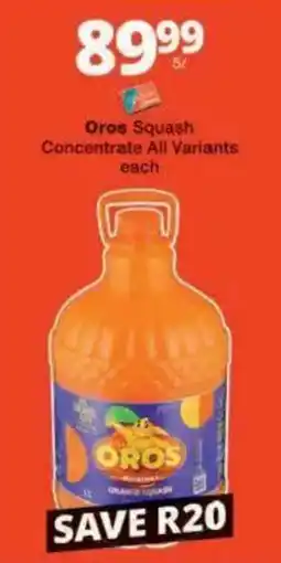 Checkers Hyper Oros Squash Concentrate offer