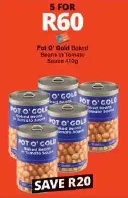 Checkers Hyper Pot O' Gold Baked Beans in Tomato Sauce offer