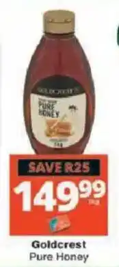 Checkers Hyper Goldcrest Pure Honey offer