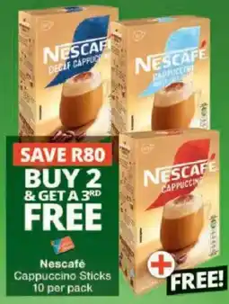 Checkers Hyper Nescafé Cappuccino Sticks offer