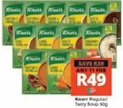 Checkers Hyper Knorr Regular/ Tasty Soup offer