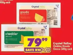Shoprite Crystal Valley Cheddar/Gouda Cheese offer
