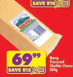 Shoprite Berg Processed Cheddar Cheese offer