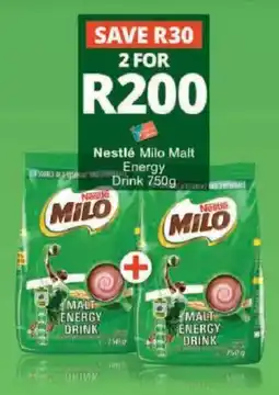 Checkers Hyper Nestlé Milo Malt Energy Drink offer