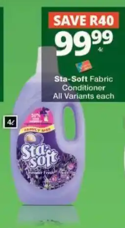 Checkers Hyper Sta-Soft Fabric Conditioner offer