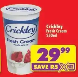 Shoprite Crickley Fresh Cream offer